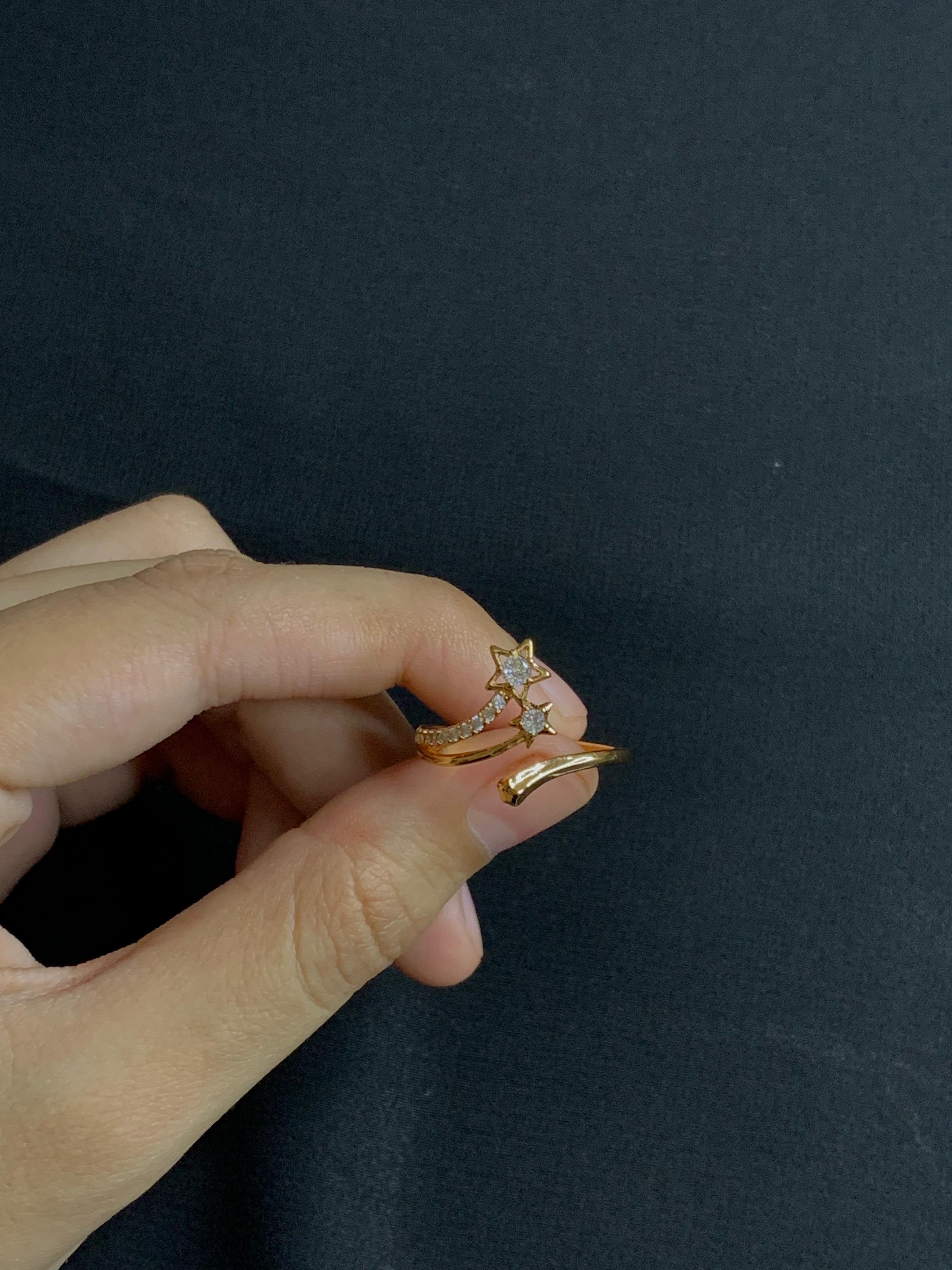 Celestial Star duo Ring