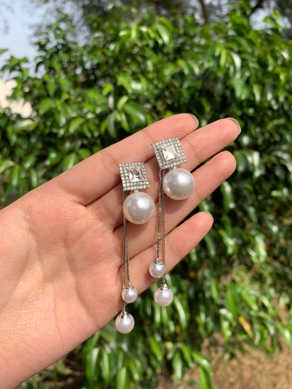 Crystal Dangle Earrings