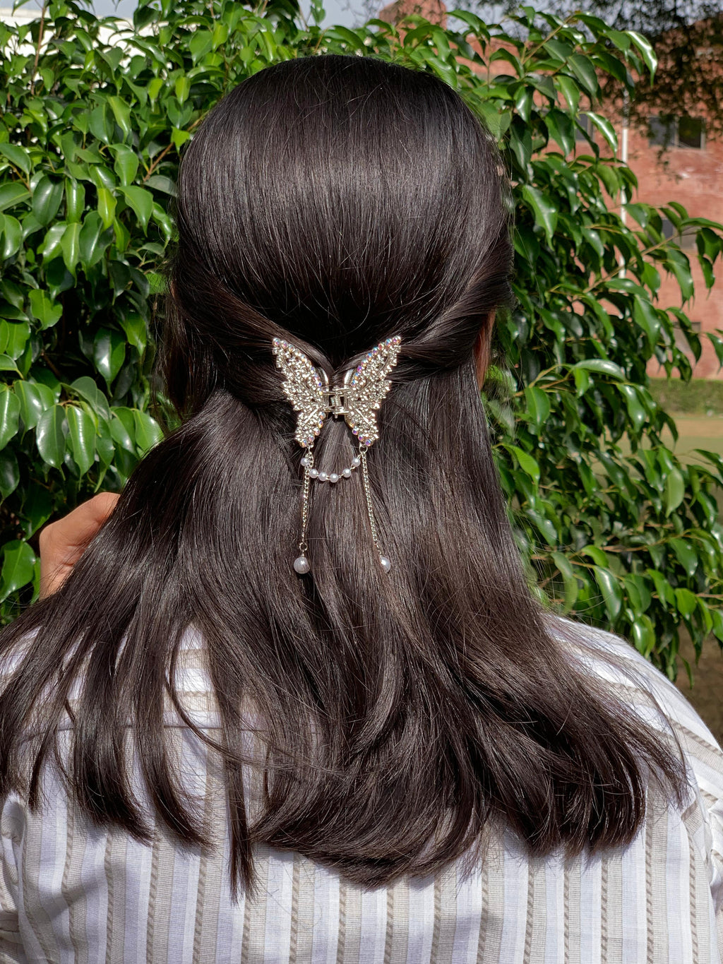 Glam butterfly Bow Claw Clips